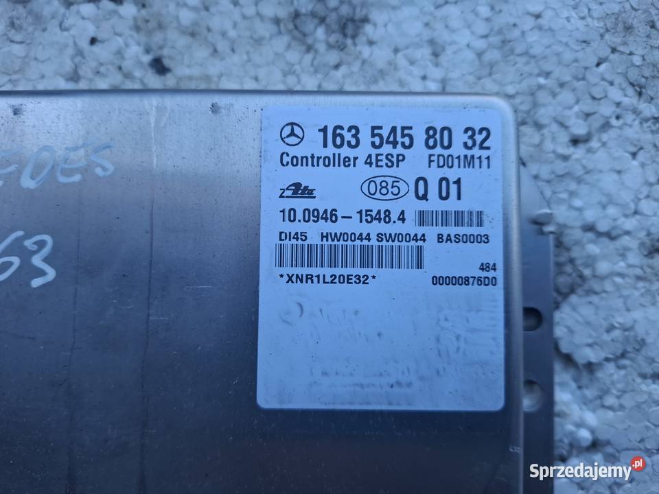 Sterownik ESP Mercedes ML W163 Wisznice