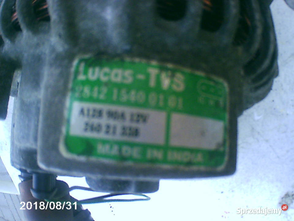 Alternator tata Indica Indigo benzyna 14 Układ elektryczny silnika łódzkie Dobieszków sprzedam