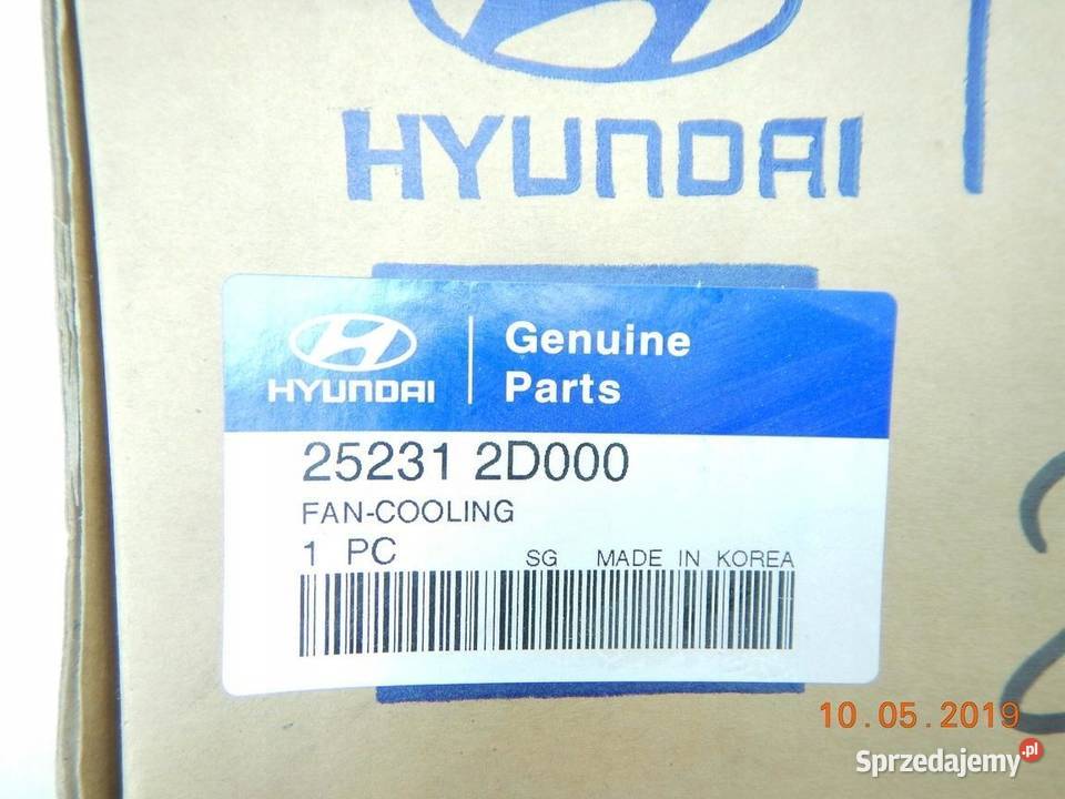 WENTYLATOR CHŁODNICY HYUNDAI ELANTRA TIBURON sprzedam