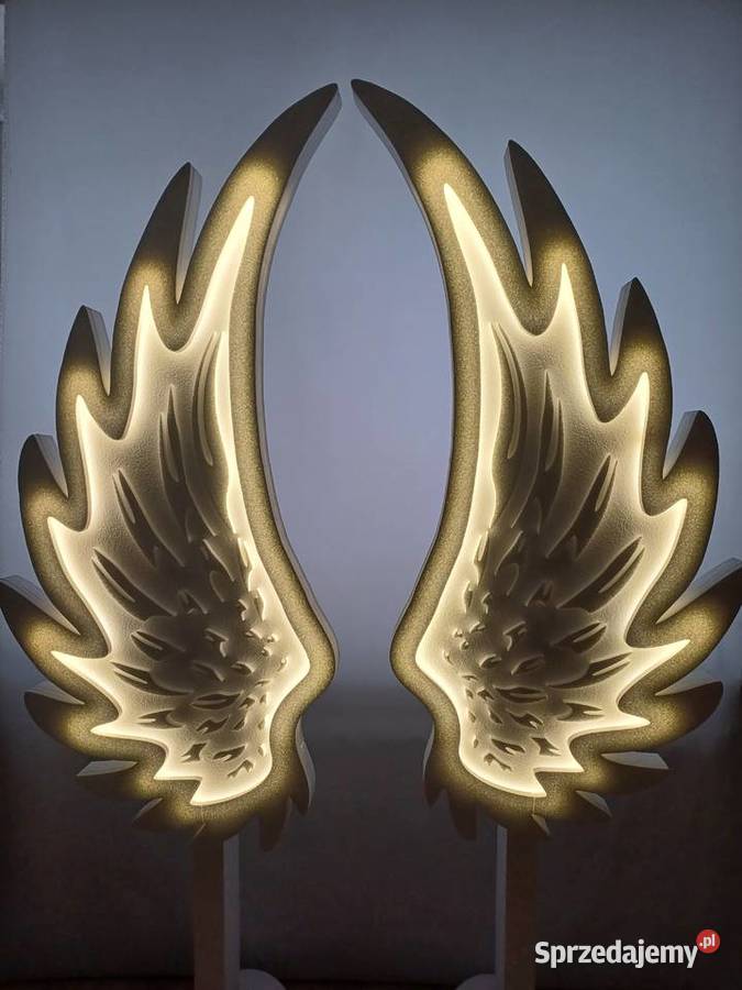 Skrzydła anioła z oświetleniem led dekoracja sal