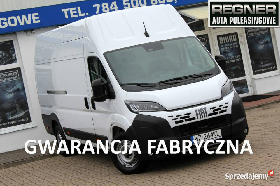 Fiat Ducato Maxi SalonPL FV23 L4H3 Gwarancja ASR (kontrola trakcji) Fiat Sokołów