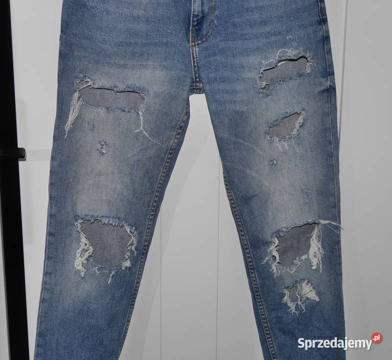 Zara świetne spodnie z dziurami 34 XS Moda i Styl Wrocław sprzedam
