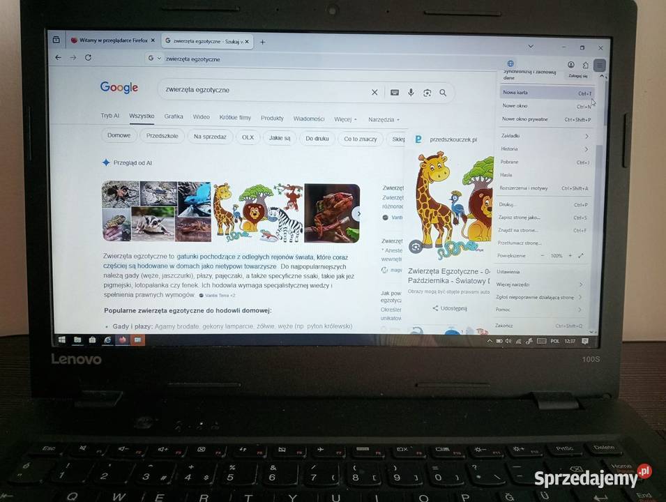 Lekki laptop Lenovo Ideapad 100S 2GB RAM Windows Wrocław