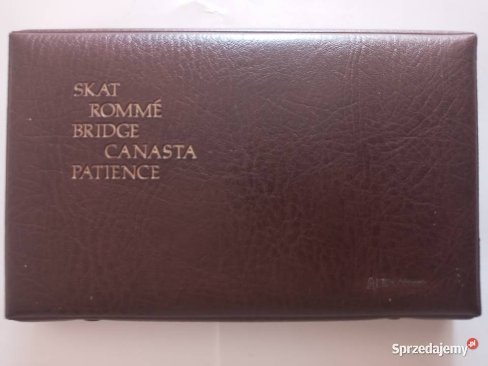 ZESTAW DO GIER KARCIANYCH Kultura i Rozrywka Szczecinek