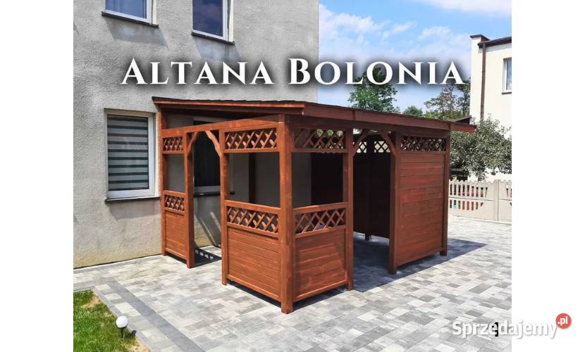 Altana drewniana ogrodowa Bolonia Szybka Legnica