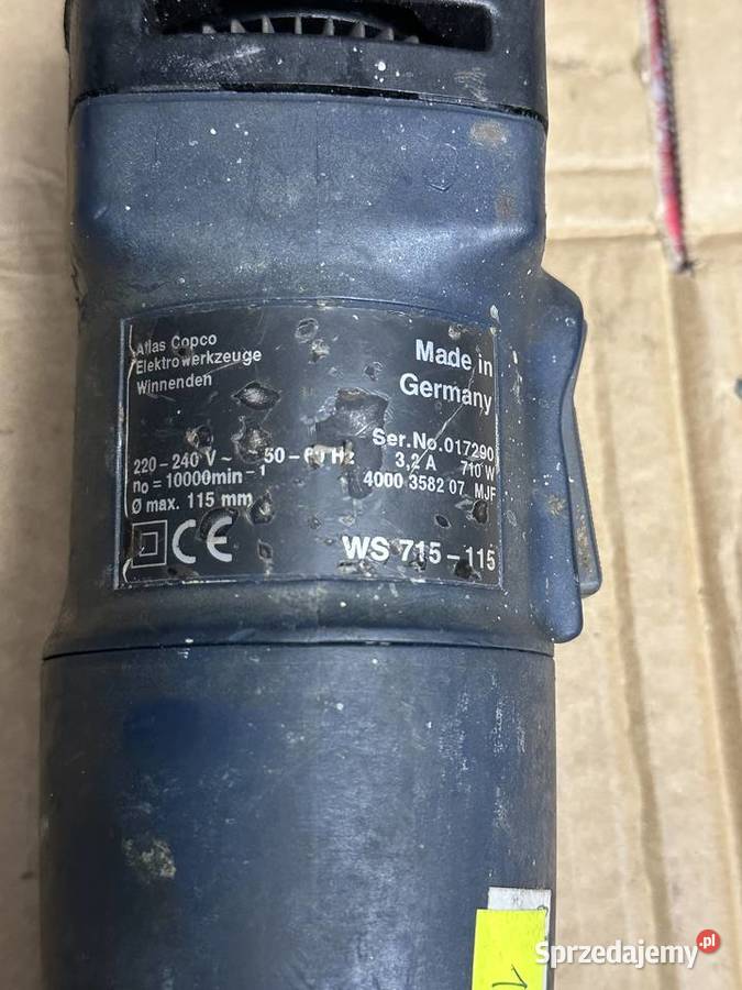 Szlifierka kątowa AEG WS 715115 Narzędzia Kraków sprzedam