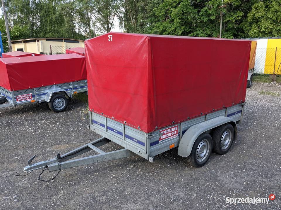 Używana przyczepa SUSKI TEMARED RYDWAN 265x150 towarowe lubelskie Lublin sprzedam