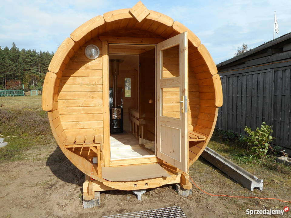 Sauna Beczka Ogrodowa 400 z piecem Harvia Łódź sprzedam
