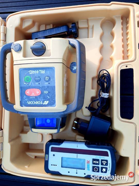 TOPCON NIWELATOR LASEROWY RLH4C detektor zestaw Pozostałe Gaszowice
