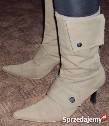 Fajne kozaczki na jesień i zimę Rozmiar 39 mazowieckie Warszawa