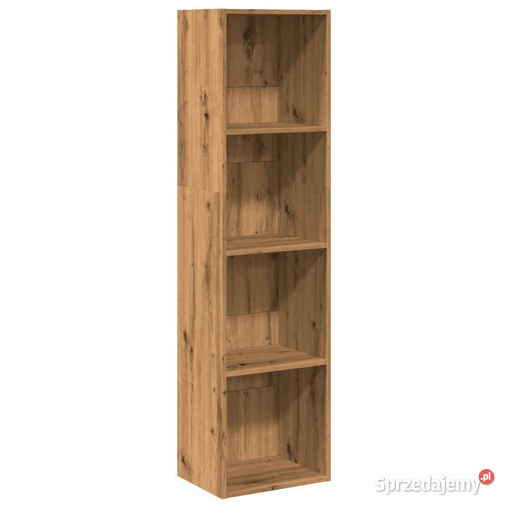 Regał na książki dąb artisian 40x30x152 WM857884 Warszawa