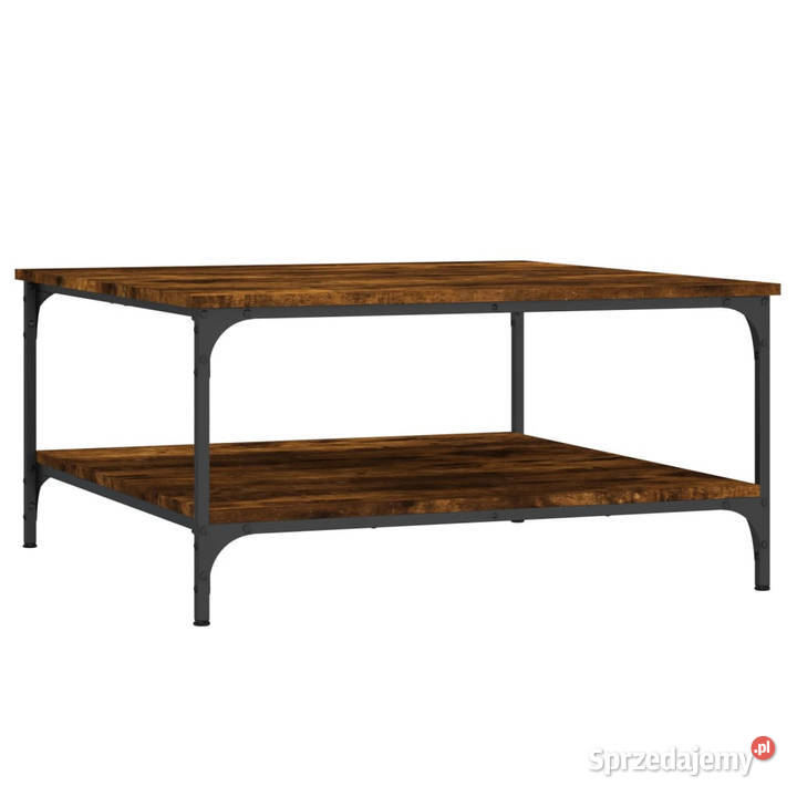 Stolik kawowy przydymiony dąb 80x80x40 WM832840 Stoły Warszawa