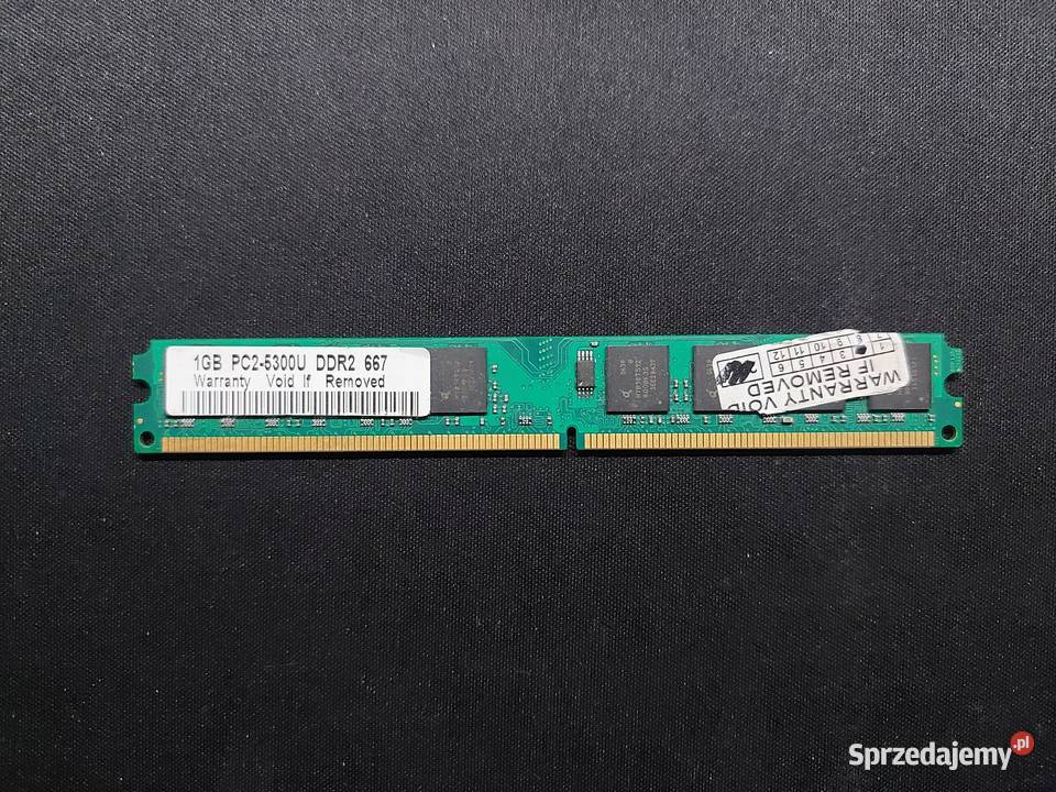 Pamięć RAM 1GB PC25300U DDR2 667 Pamięci Rybnik sprzedam