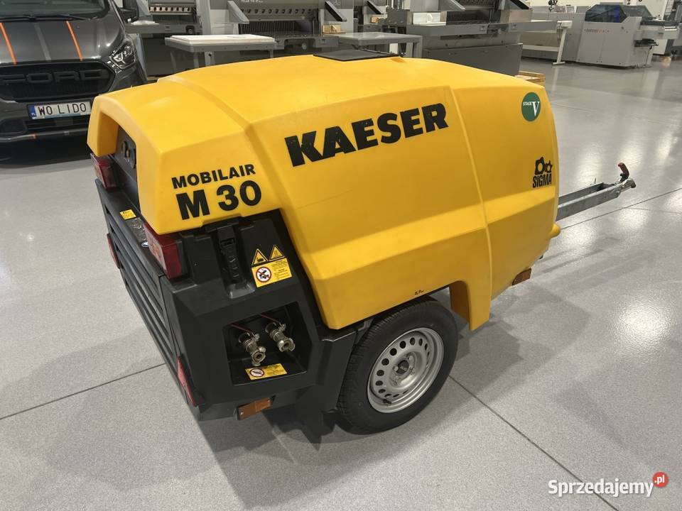 Kompresor śrubowy Kaeser M30 PE na przyczepie Produkcja mazowieckie Radom