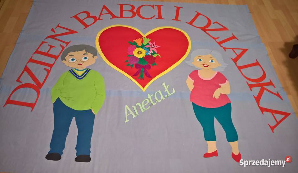 Dekoracje na Dzień Babci i Dziadka z brystolu Garwolin