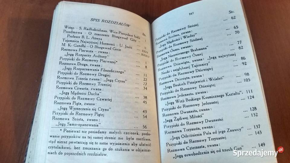 Bhagawad Gita Pieśń Pana przekł Wandy Dynowskiej twarda Książki naukowe i popularnonaukowe Książki i Podręczniki Gdańsk