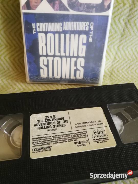 Kaseta VHS The Rolling Stones 25x5 USA NTSC Szczecin