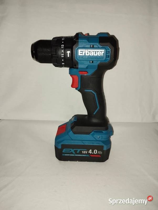 Wiertarkowkrętarka Erbauer G2 bateria 4Ah Nysa