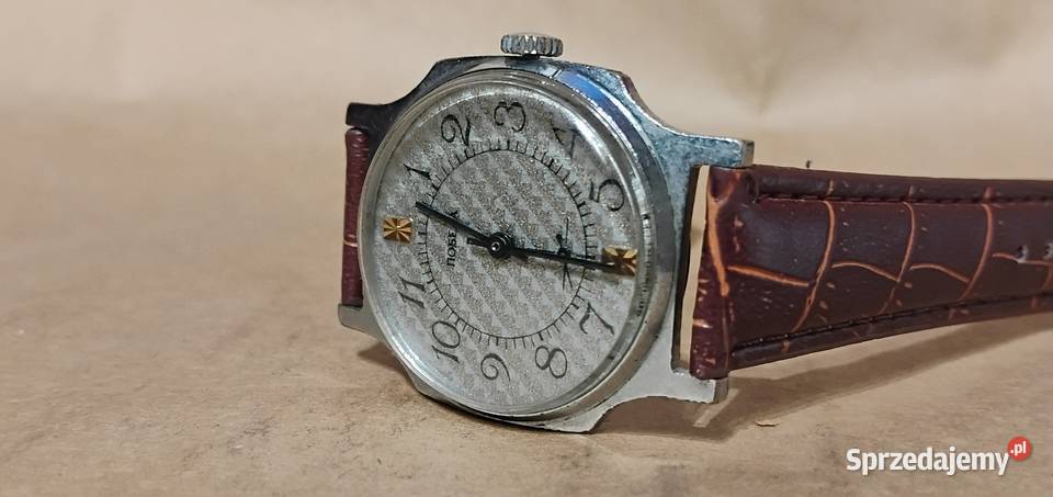 Zegarek Męski Pobieda 15 JEWELS 2602 srebrno Opole