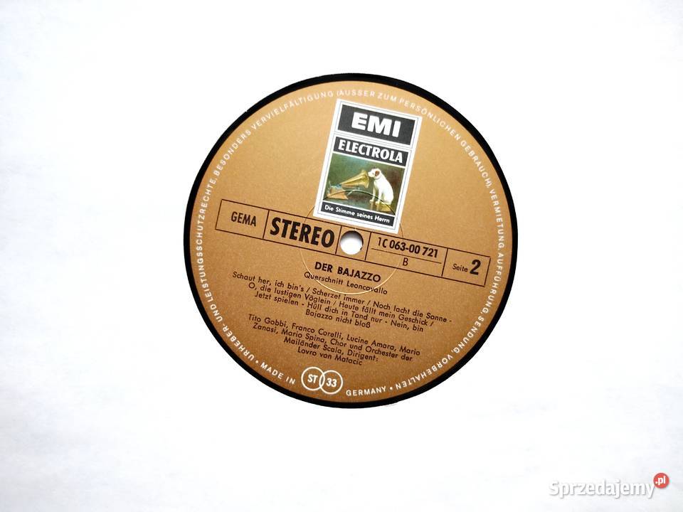 Album winylowy RLeoncavallo i Pietro Mascagni Wronki