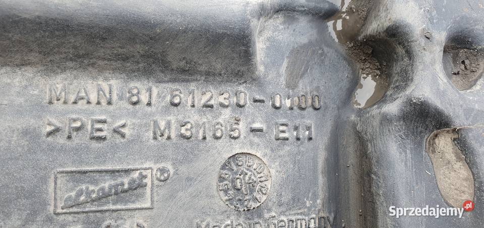 MAN TGL NADKOLE BŁOTNIK CHLAPACZ 81612300100 Bieleń