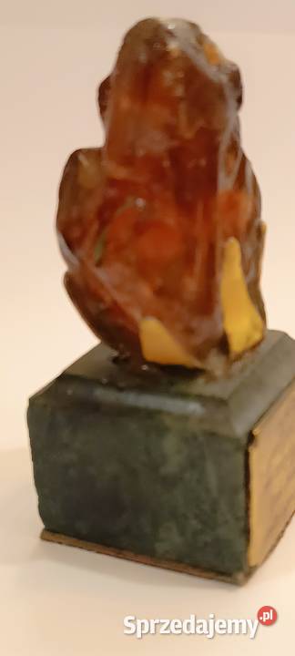 Bursztyn Bałtycki na Marmurowej Podstawie z Kraków