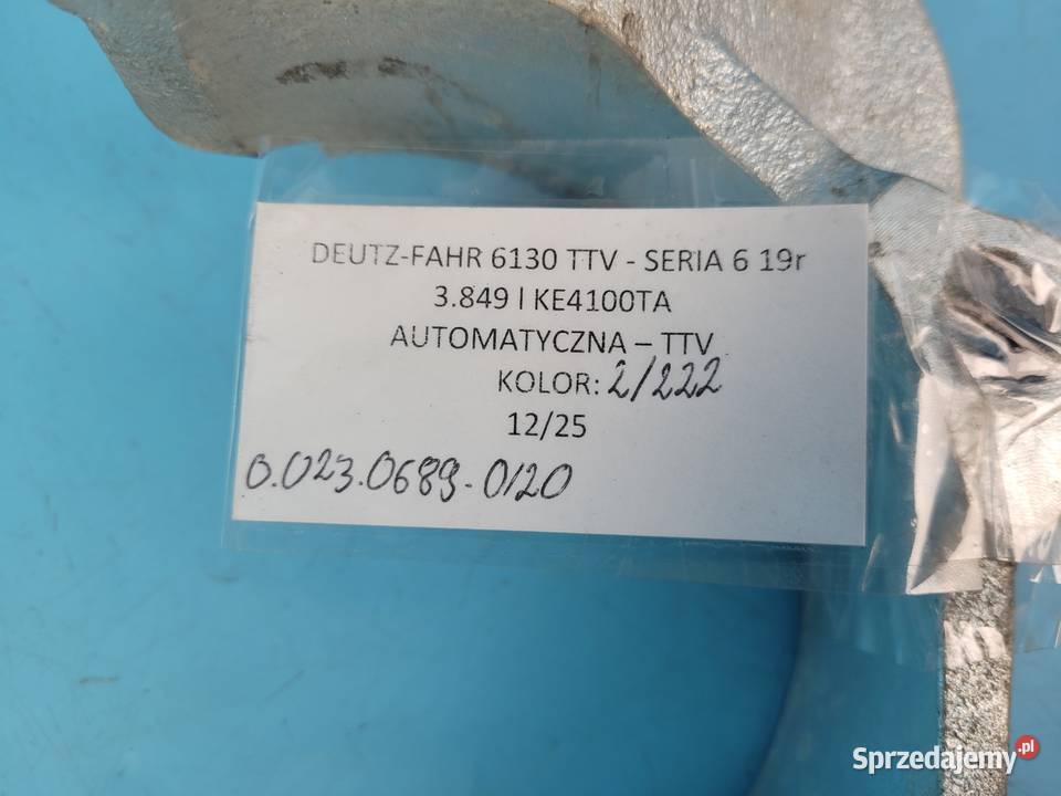 DEUTZFAHR 6130 TTV WSPORNIK SPRĘŻARKI