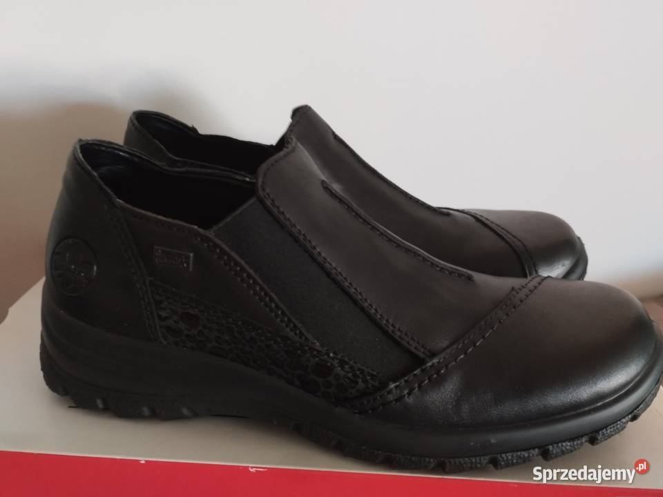 Półbuty damskie skórzane RIEKER L717800 38 NOWE skóra Warszawa