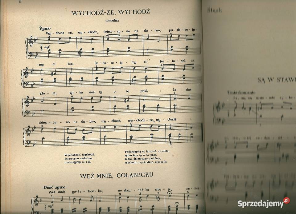 Nasze tańce i piosenki zbiór melodii ludowych Łódź