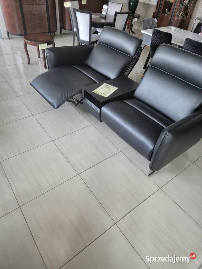 CALIA SOFA 2X RELAKS PÓŁKA skóra naturalna Kalisz