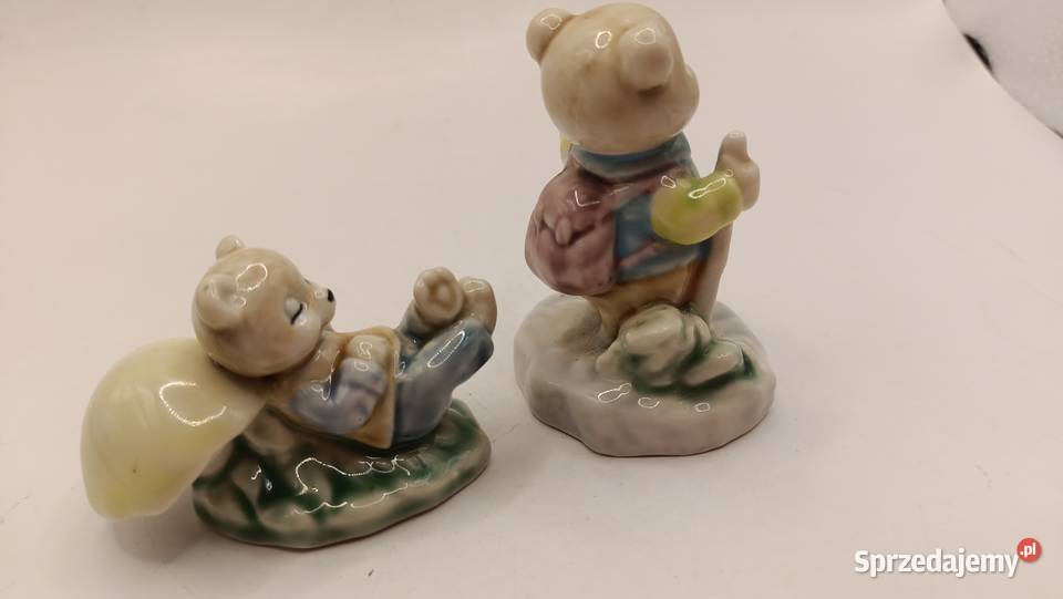 Figurka ozdoba dwa misie słodka malatura Zamość