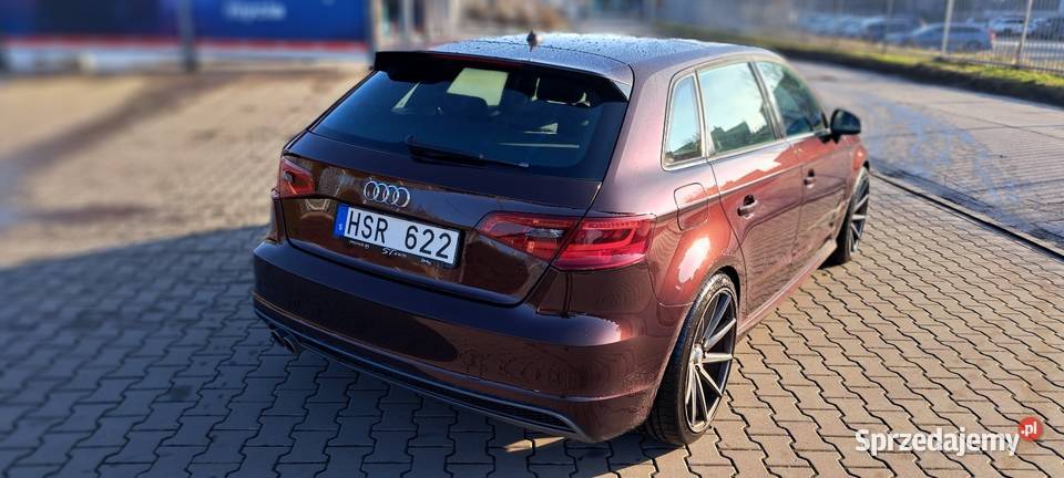 Audi V8 A3 Sportback 20TDI quattro S line bordowy Starachowice