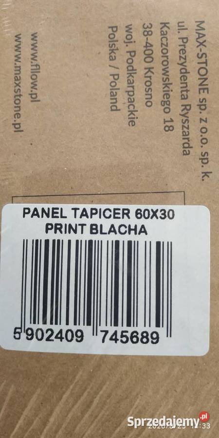 Print Blacha 60x30 panel tapicerowany Gdańsk