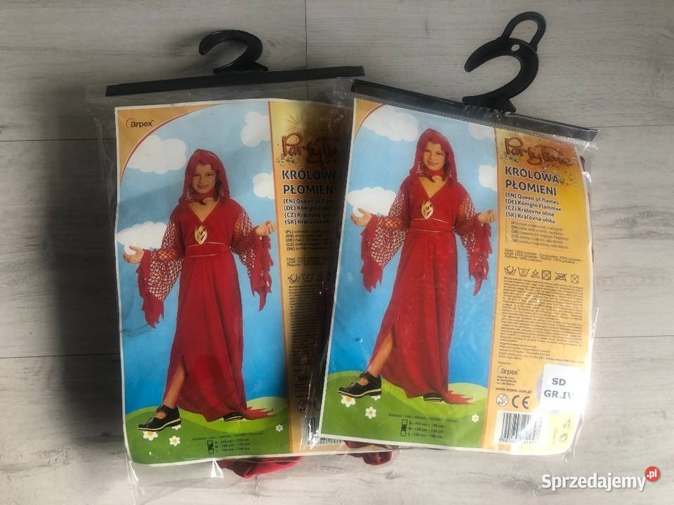 NOWY strój karnawałowy dzieci królowa przebranie
