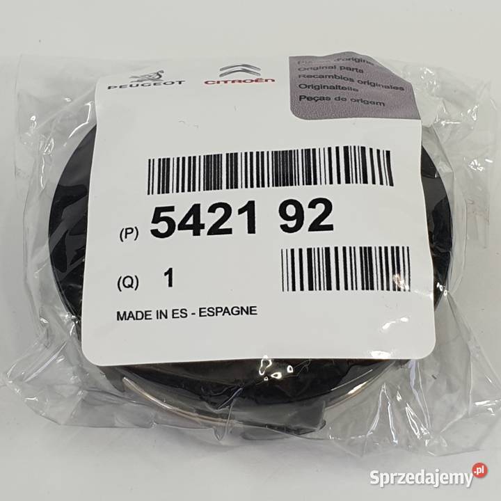 dekielek PEUGEOT 60mm ASO dekle 1 czarny Bełchatów