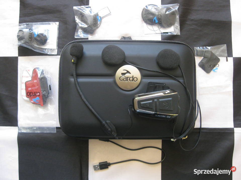 Interkom motocyklowy CARDO SCALA RIDER Q3 1000m podkarpackie Mielec