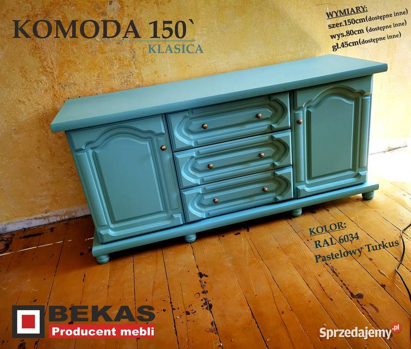 Komoda pod Umywalke Biały Dąb Londyn Blat Dąb Kępno