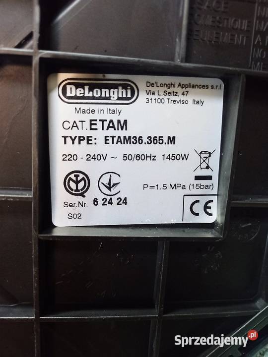 Ekspres do kawy DeLonghi Primadonna XS De Lux lubuskie Żary