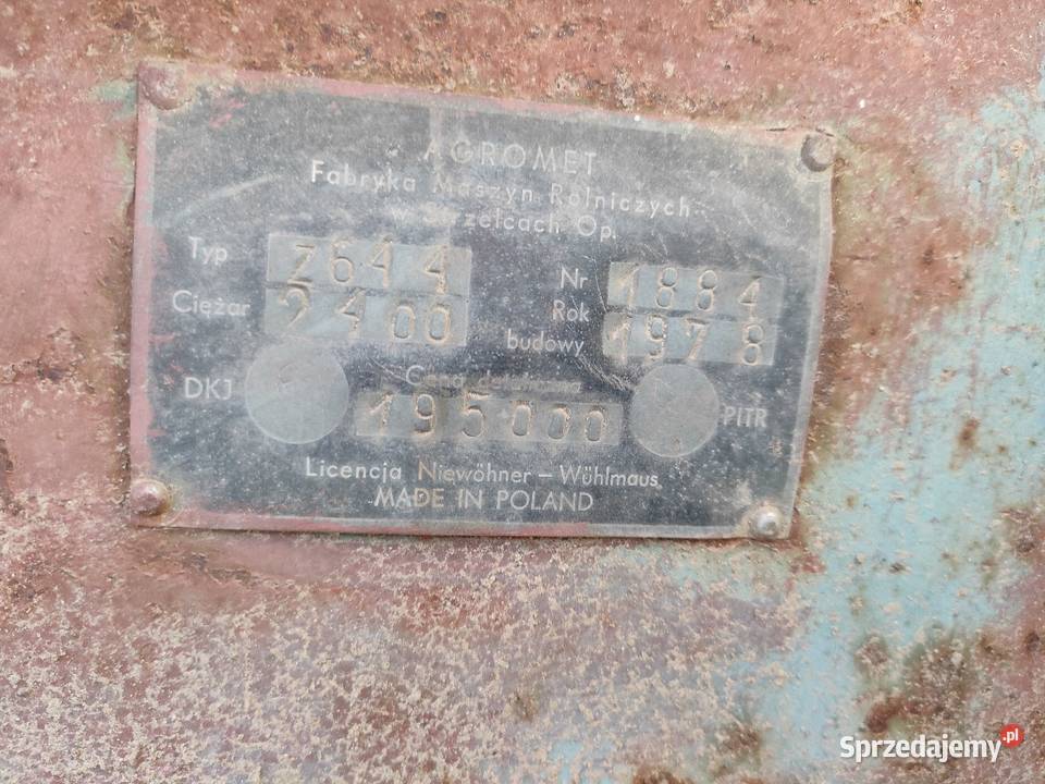 Kombajn Anna z644 Do ziemniaków i warzyw Opatówek