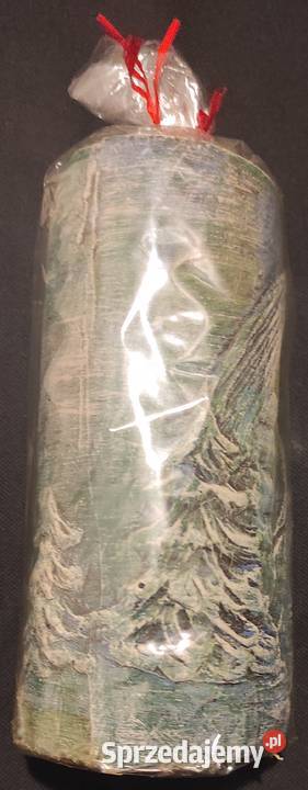 Świąteczna świeca Szopka Św Rodzina Maria Józef Warszawa