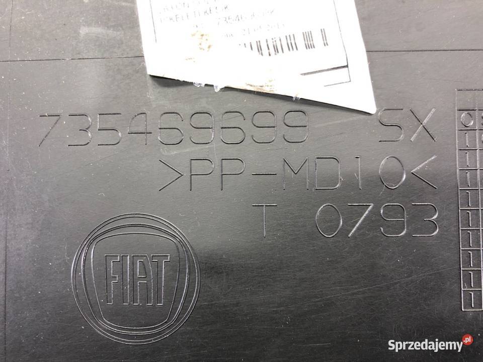 BOCZEK DRZWI LEWY PRZÓD FIAT DOBLO II Van osobowe