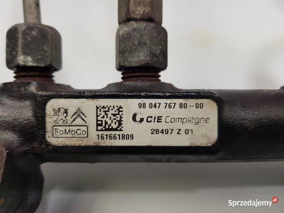 LISTWA WTRYSKOWA FORD TRANSIT CONNECT 9804776700 Pozostałe kujawsko-pomorskie Lipno sprzedam