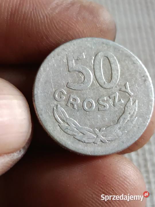 Sprzedam monete 50 gr 1949 r vbnnn Chełm sprzedam