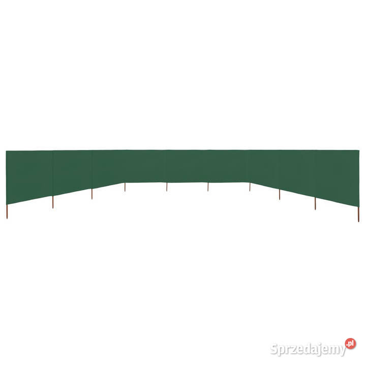 Parawan 9skrzydłowy z tkaniny 1200x160 zielony Warszawa sprzedam