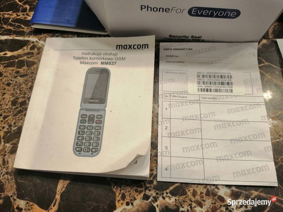 telefon komórkowy GSM Maxcom MM827 MaxCom Poddębice sprzedam
