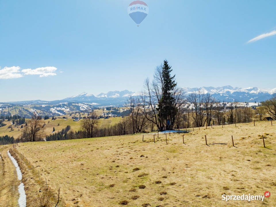 DZIAŁKA BUDOWLANA SIEROCKIE WIDOK NA TATRY 16m
