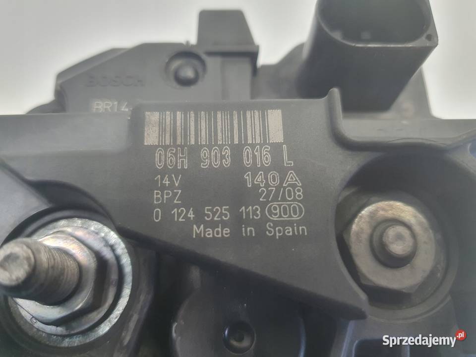 ALTERNATOR Audi A4 B8 20 TFSI 140A 06H903016L osobowe lubelskie Rudka