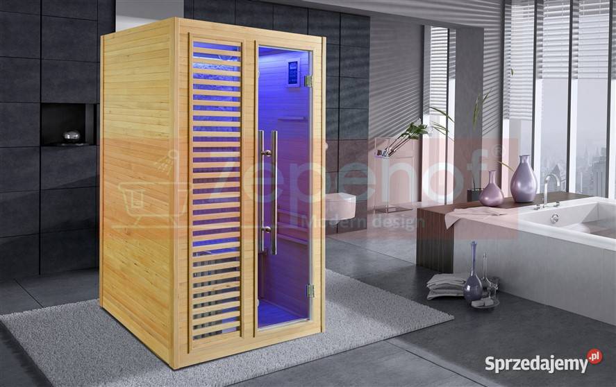 Sauna fińska sucha z piecem 1200x1050mm MOC 68 podlaskie Grabówka sprzedam