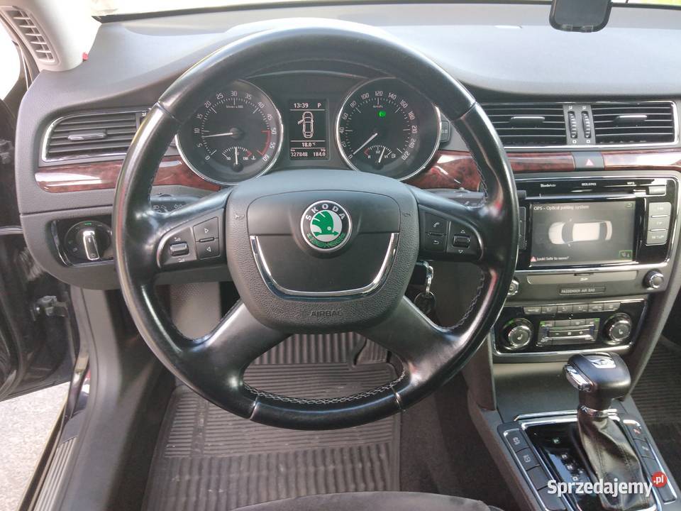 koda Superb Skoda Superb II Platinium 20 tdi DSG światła do jazdy dziennej Pruszcz Gdański