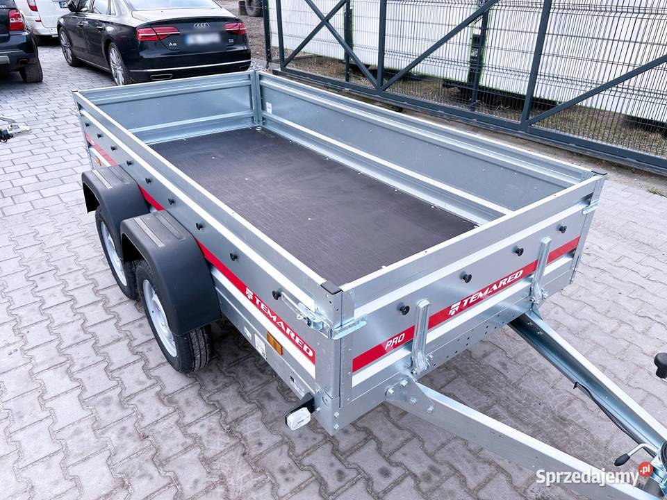 Przyczepka Temared PRO 26122 2 Burtowe i plandeki